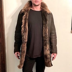 NIVOLA Shearling Fur Coat